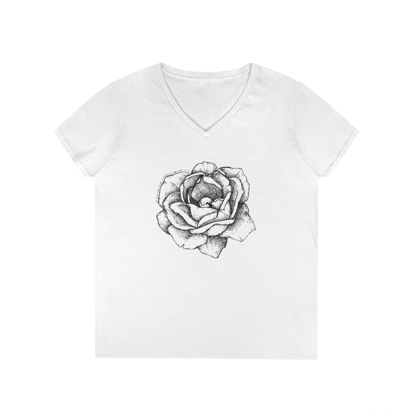 Fiat Floral V-Neck T-Shirt