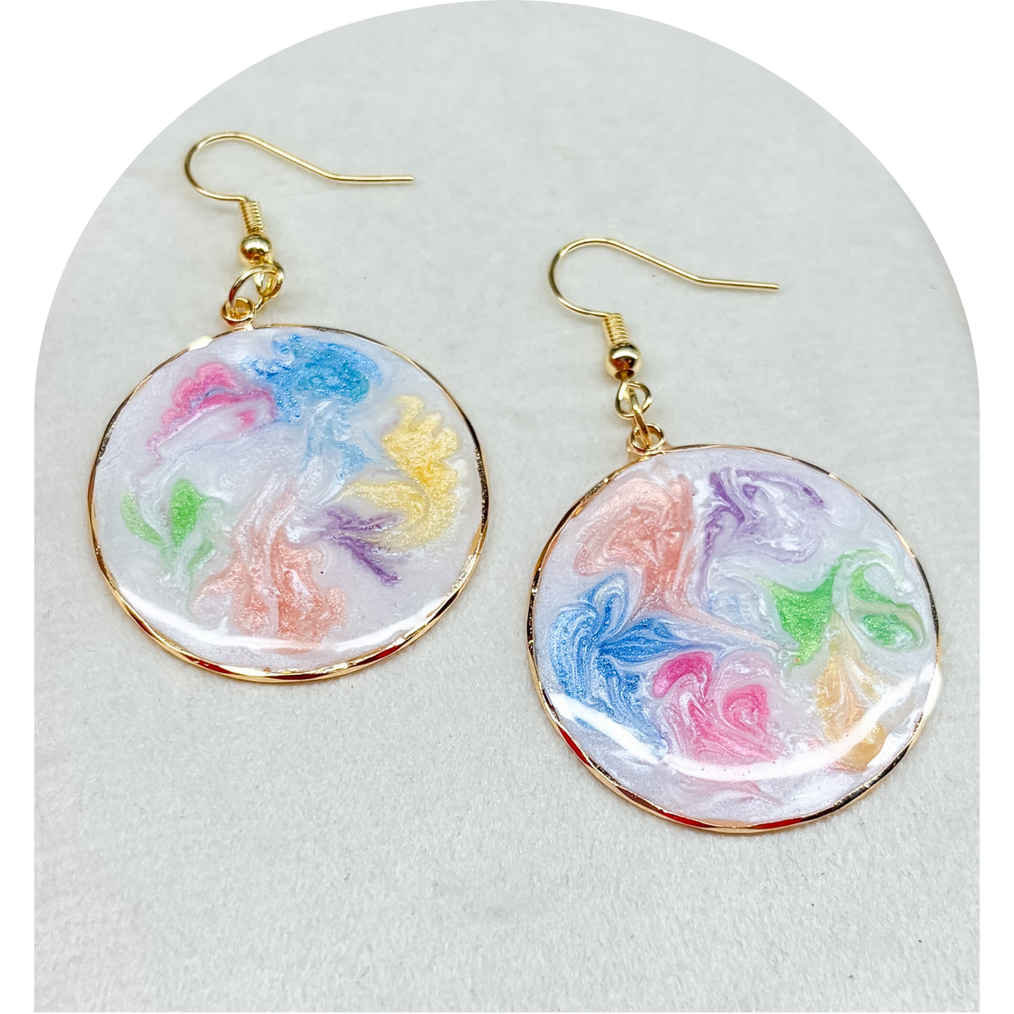 May Moonflower - Joys of Mary Large Earrings