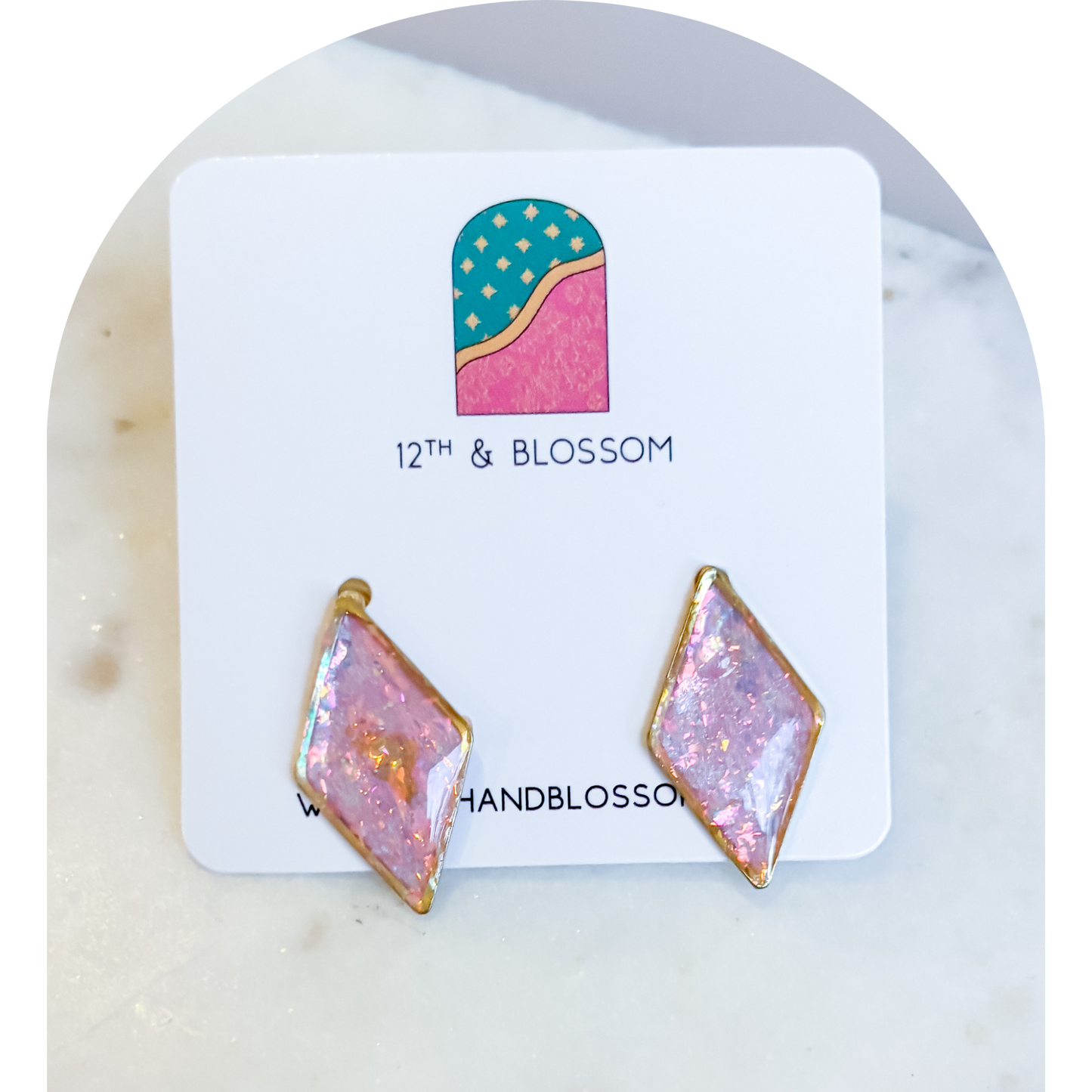 Pink Iridescent Diamond (One Off)