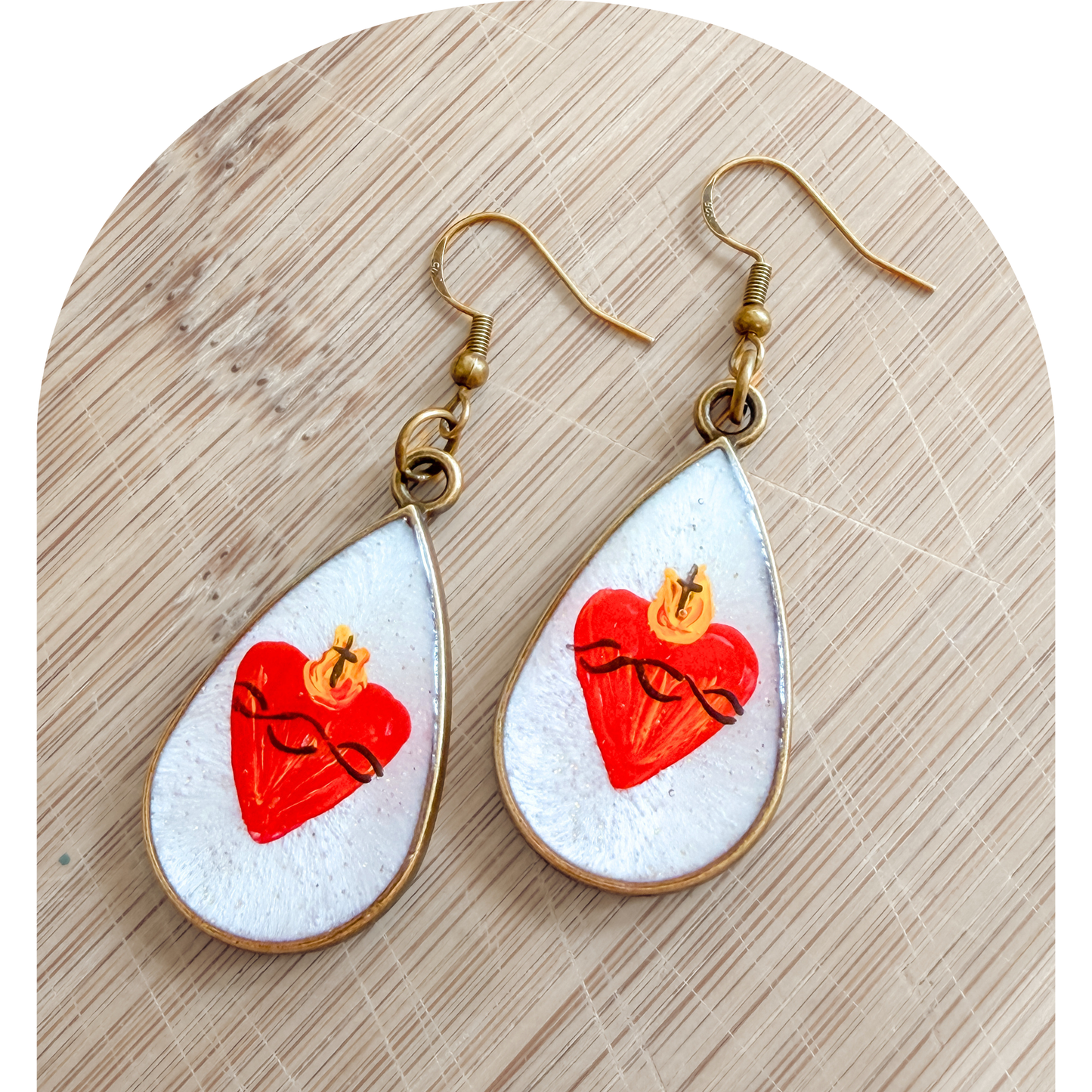Earrings - Sacred Heart