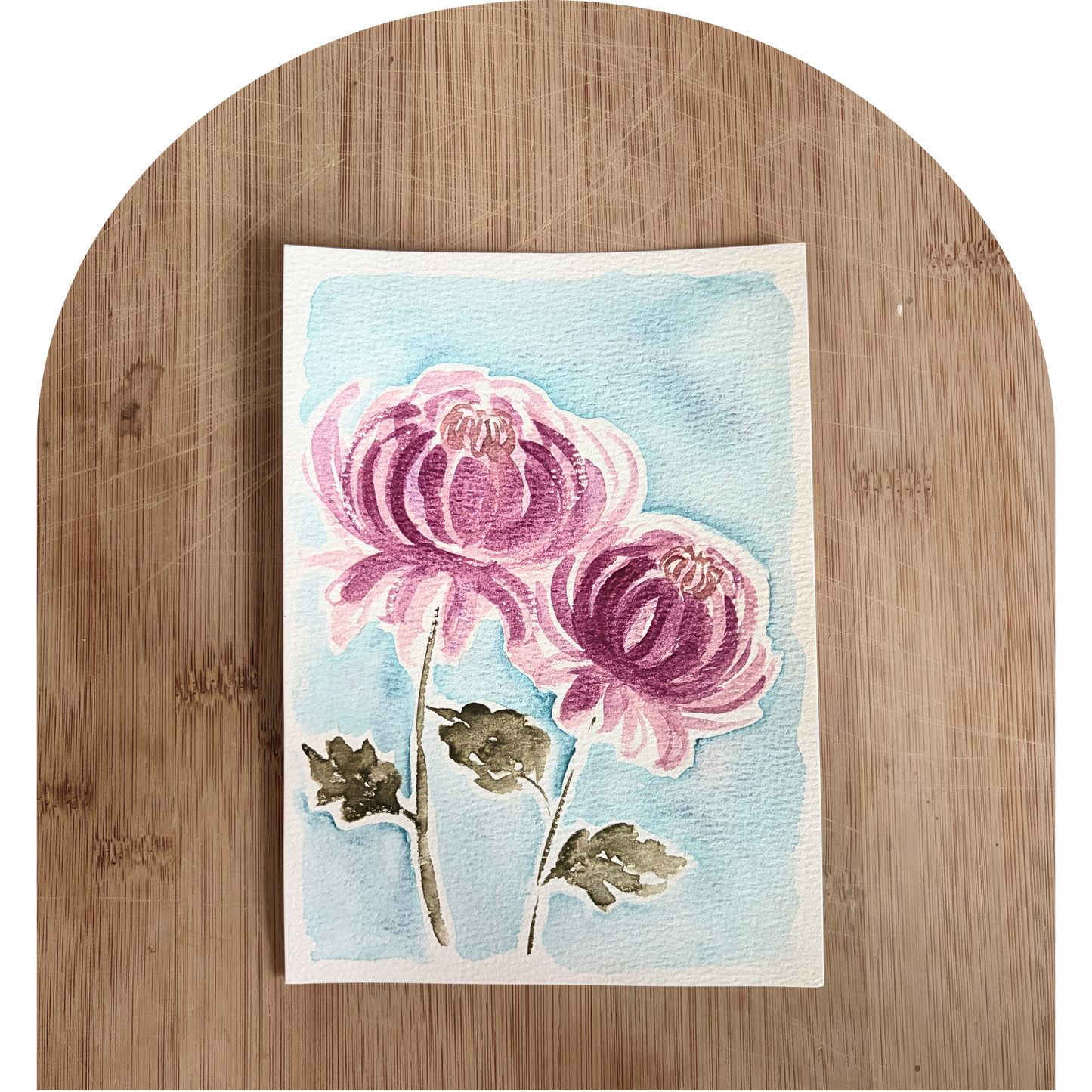 Original 5x7 - Chrysanthemums