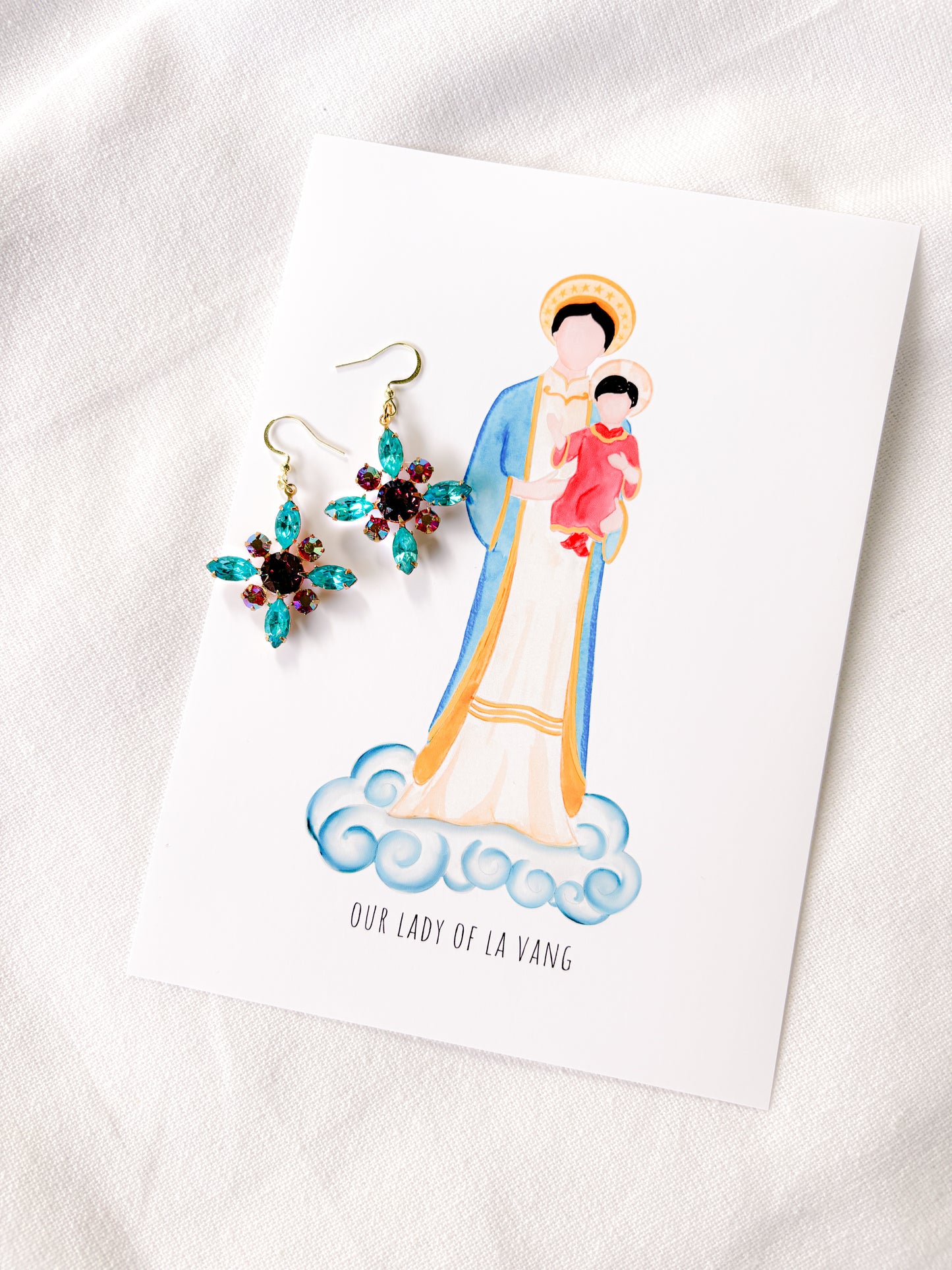 Earrings - Our Lady of La Vang