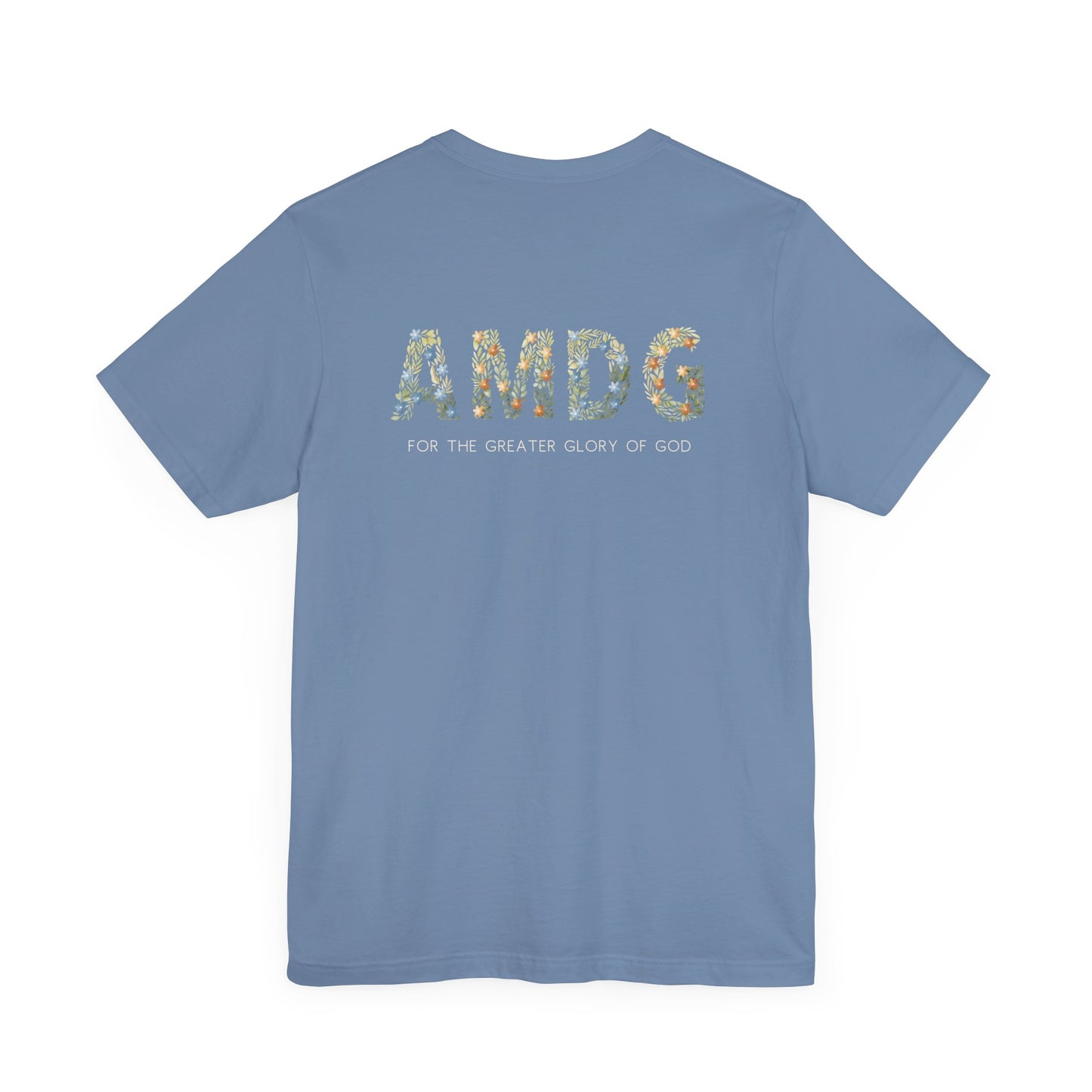 AMDG Floral T-Shirt