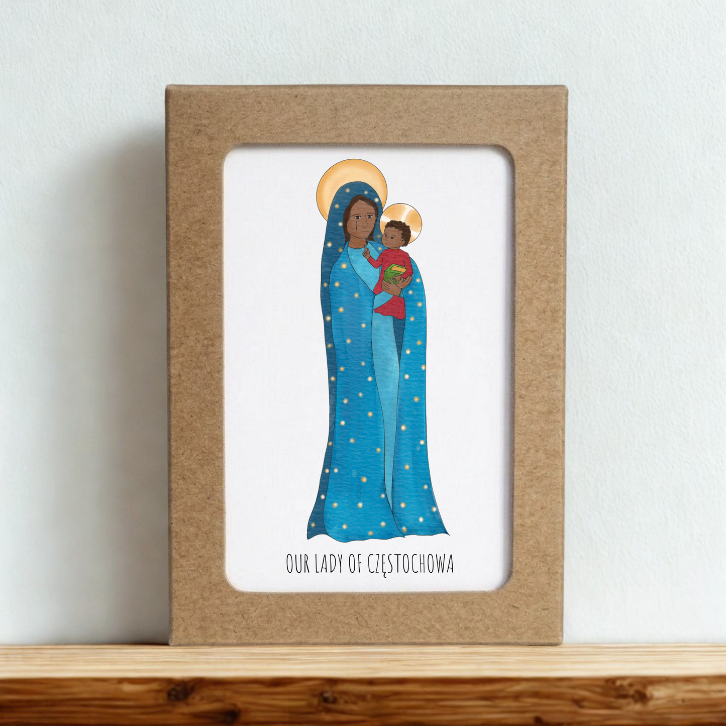 Our Lady of the Czestochowa Blank Notecards Set of 10
