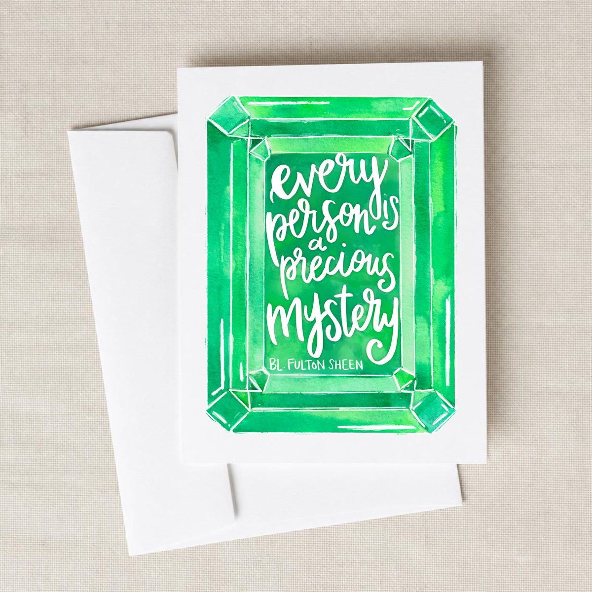 Fulton J. Sheen Precious Mystery Blank Notecards Set of 10