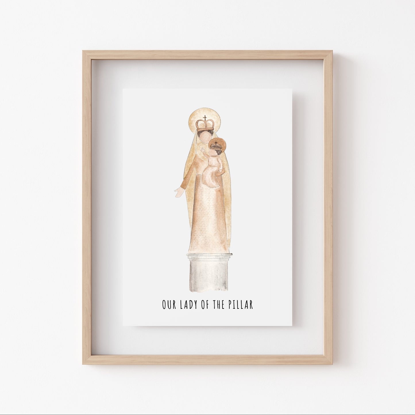 Marian Art Print - Our Lady of the Pillar