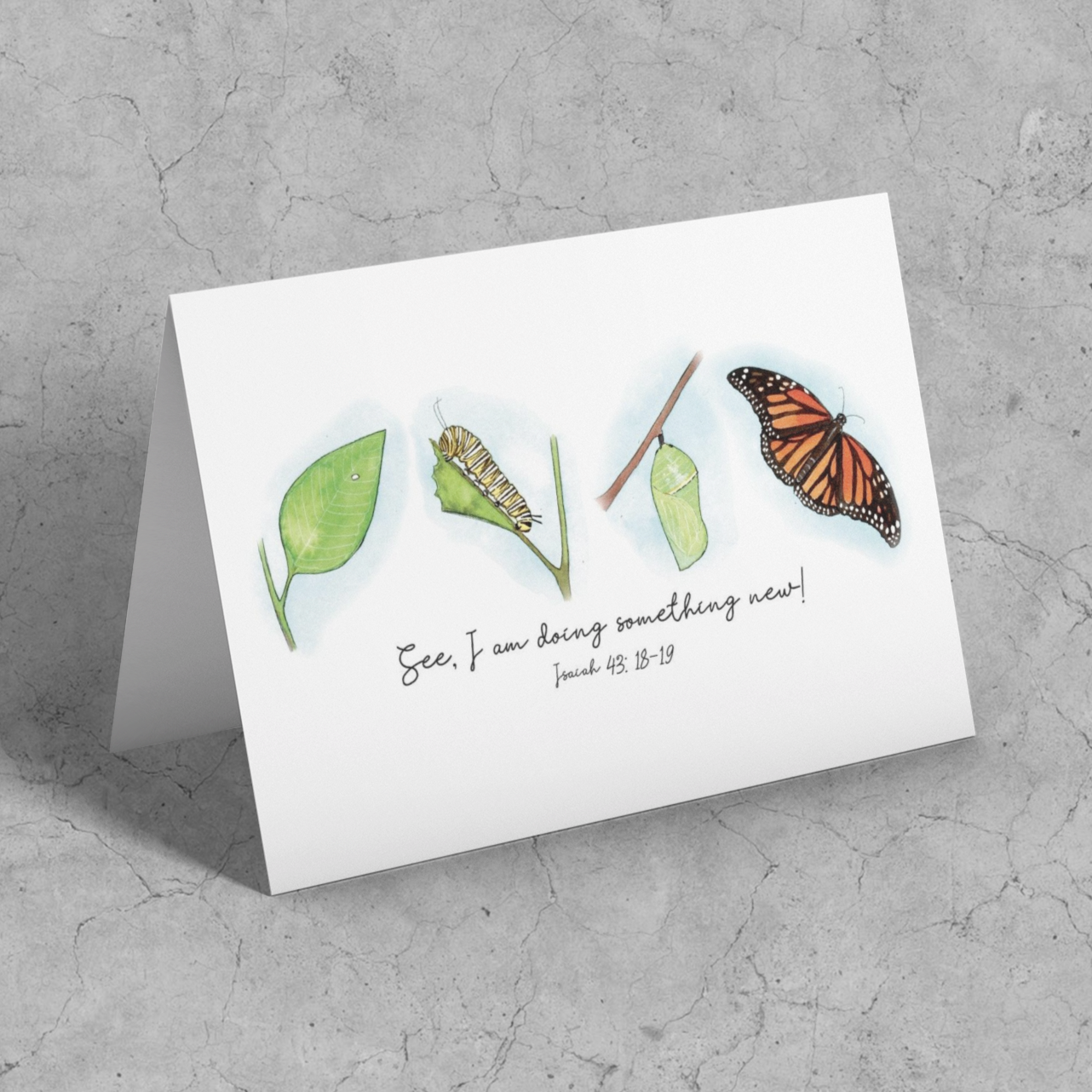 See, I Am Doing Something New - Isaiah 43:19 Blank Notecards - Set of 10 Cards