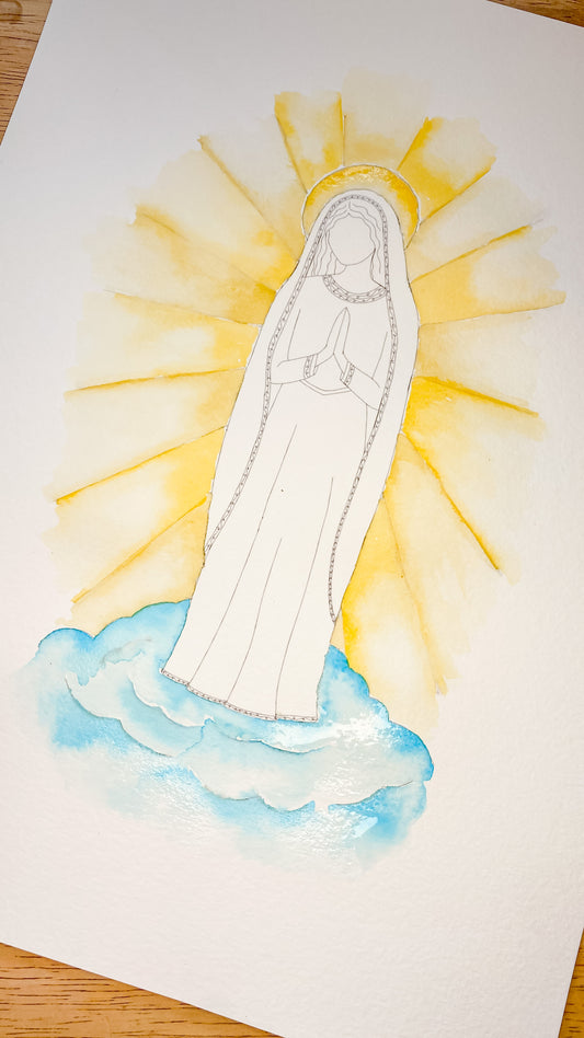 Let's Paint Our Lady of Fatima