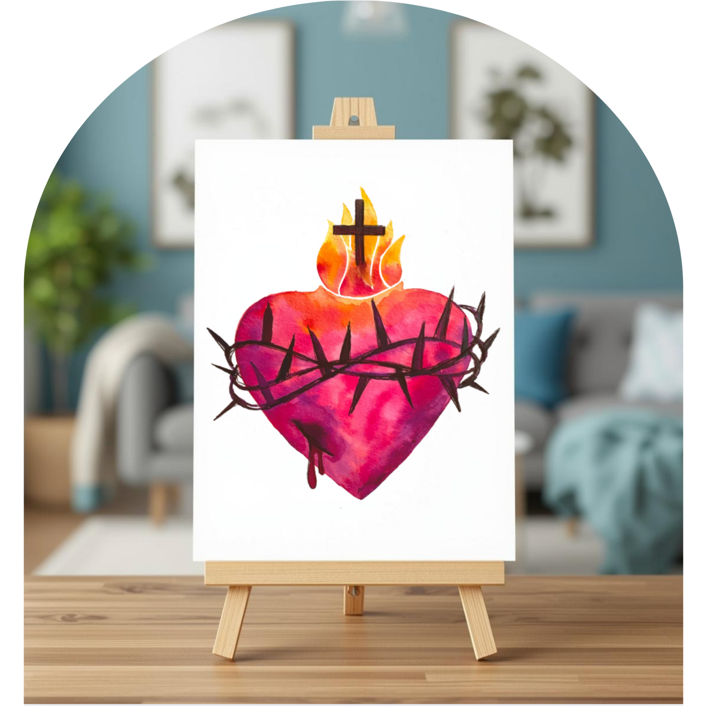 Sacred Heart of Jesus 5x7 Art Print
