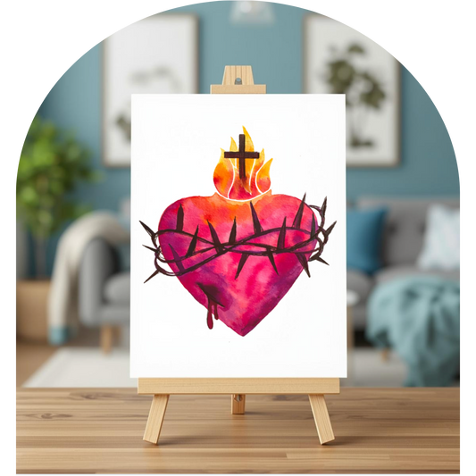 Sacred Heart of Jesus 5x7 Art Print