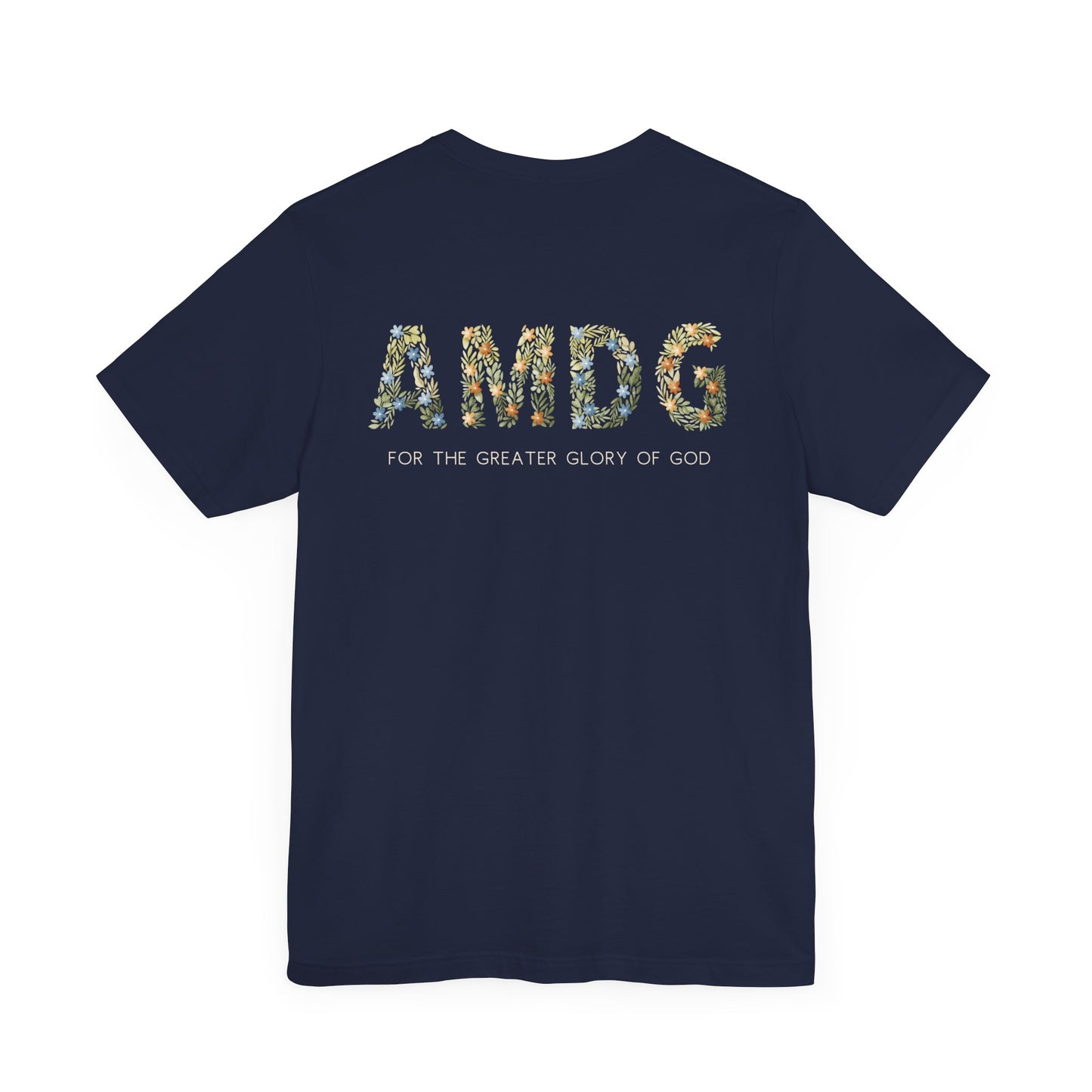 AMDG Floral T-Shirt