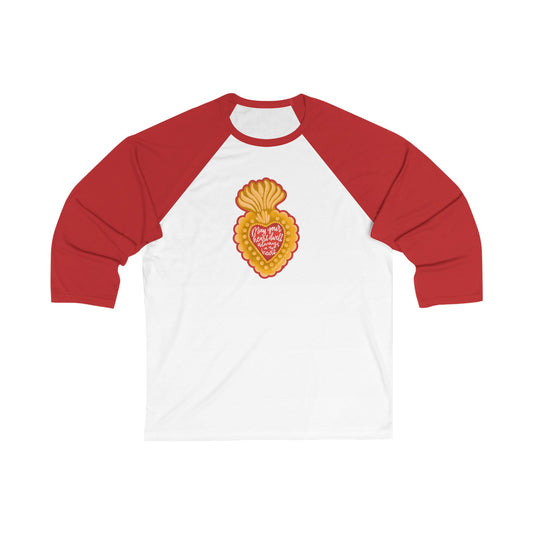 May Your Heart Dwell Always In My Heart Unisex 3\4 Sleeve Baseball Tee