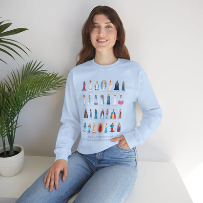 Titles of Mary Crewneck Sweatshirt