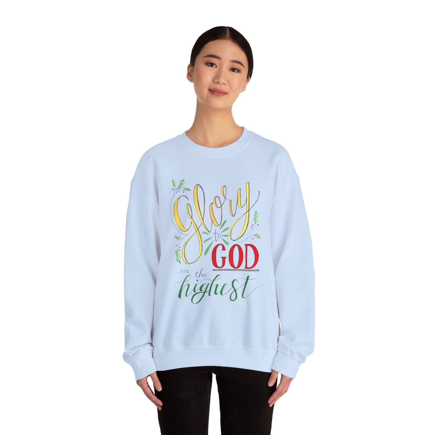 Glory to God in the Highest - Unisex Heavy Blend™ Crewneck Sweatshirt