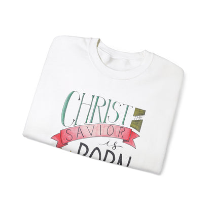 Christ the Savior is Born - Unisex Heavy Blend™ Crewneck Sweatshirt