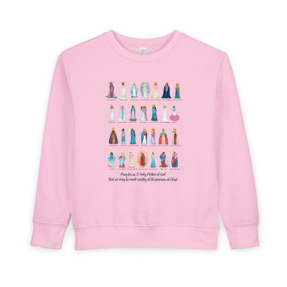 Titles of Mary Toddler Sweatshirt