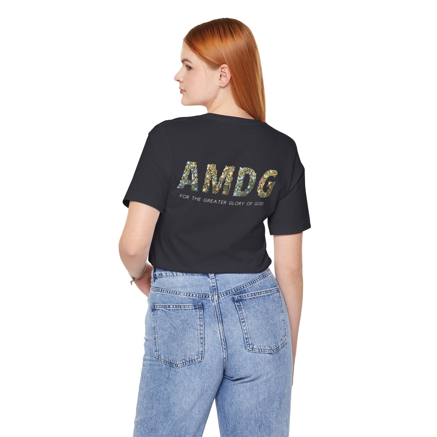 AMDG Floral T-Shirt