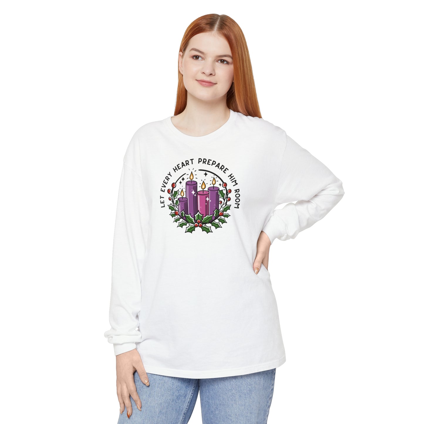 Let Every Heart Prepare Him Room Long Sleeved Tee