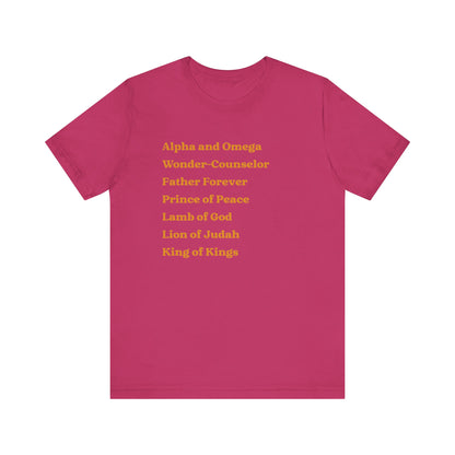 Names of Jesus T-Shirt