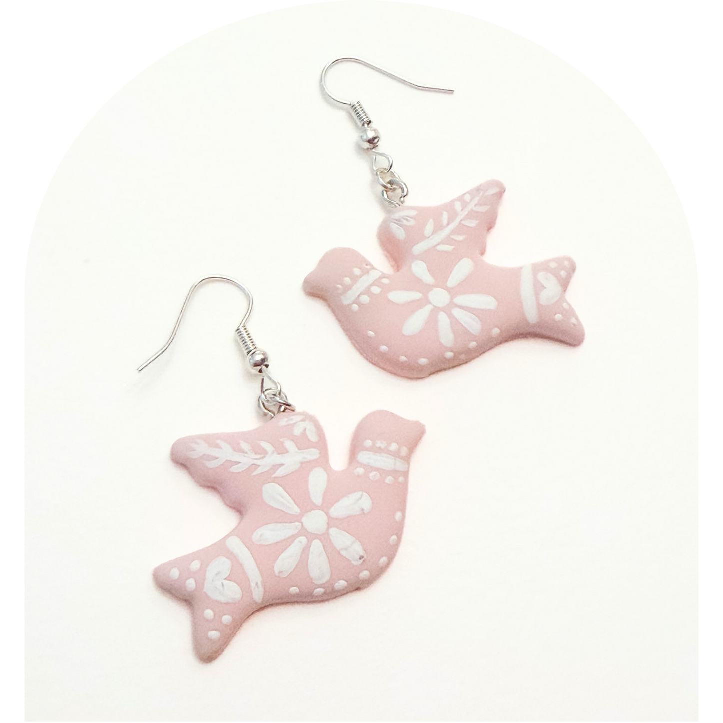 Earrings - Holy Spirit Folk Art