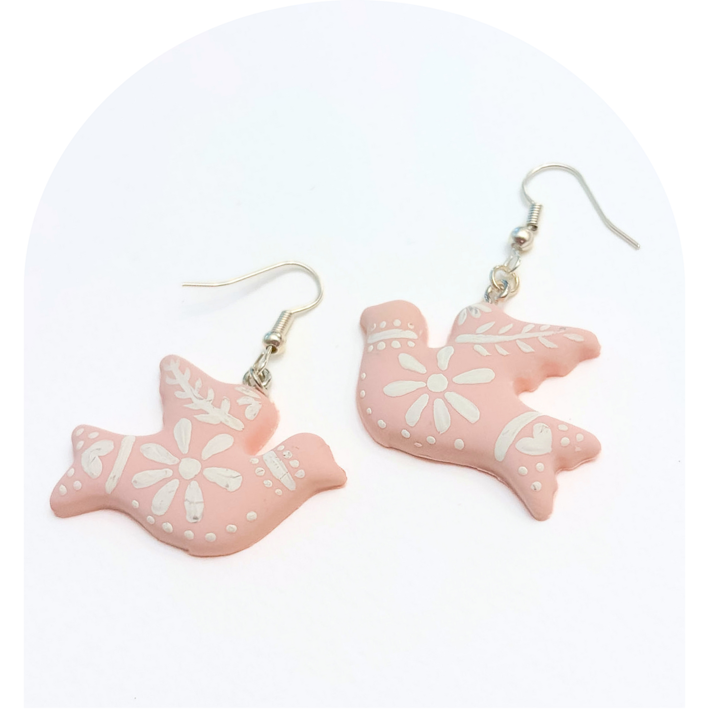 Earrings - Holy Spirit Folk Art