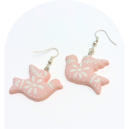 Earrings - Holy Spirit Folk Art