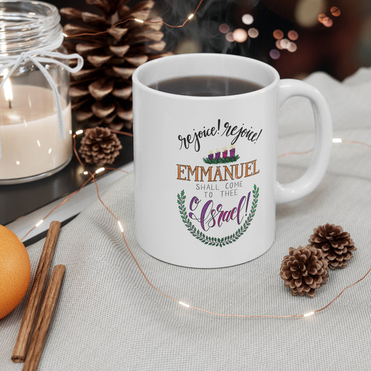 O Come O Come Emmanuel Advent Mug 11oz