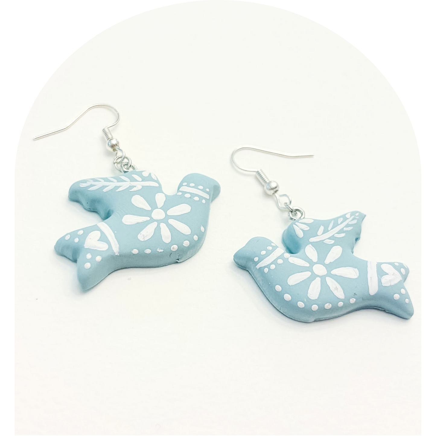 Earrings - Holy Spirit Folk Art