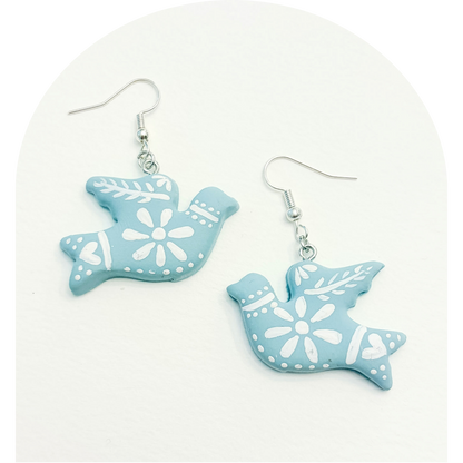 Earrings - Holy Spirit Folk Art