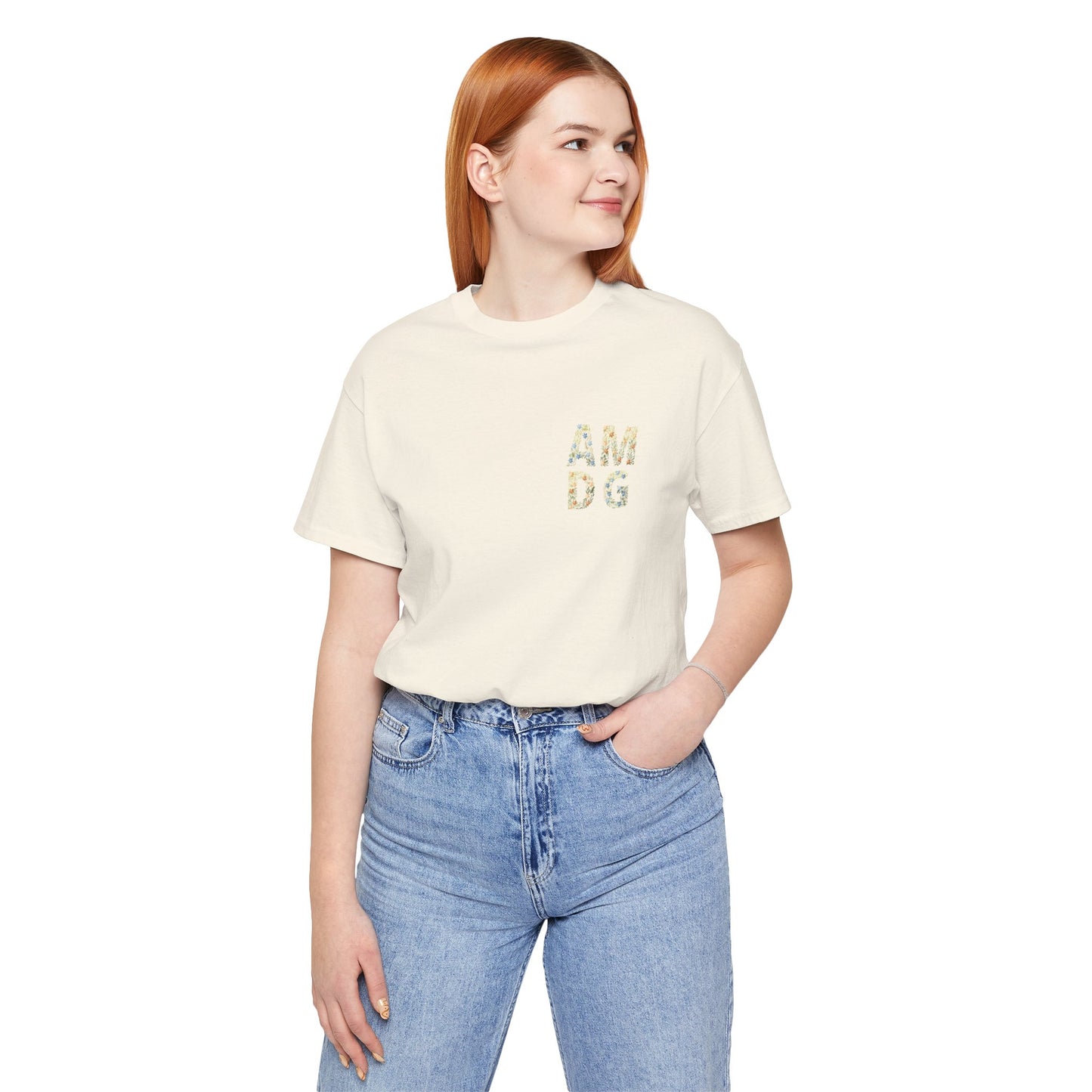 AMDG Floral T-Shirt