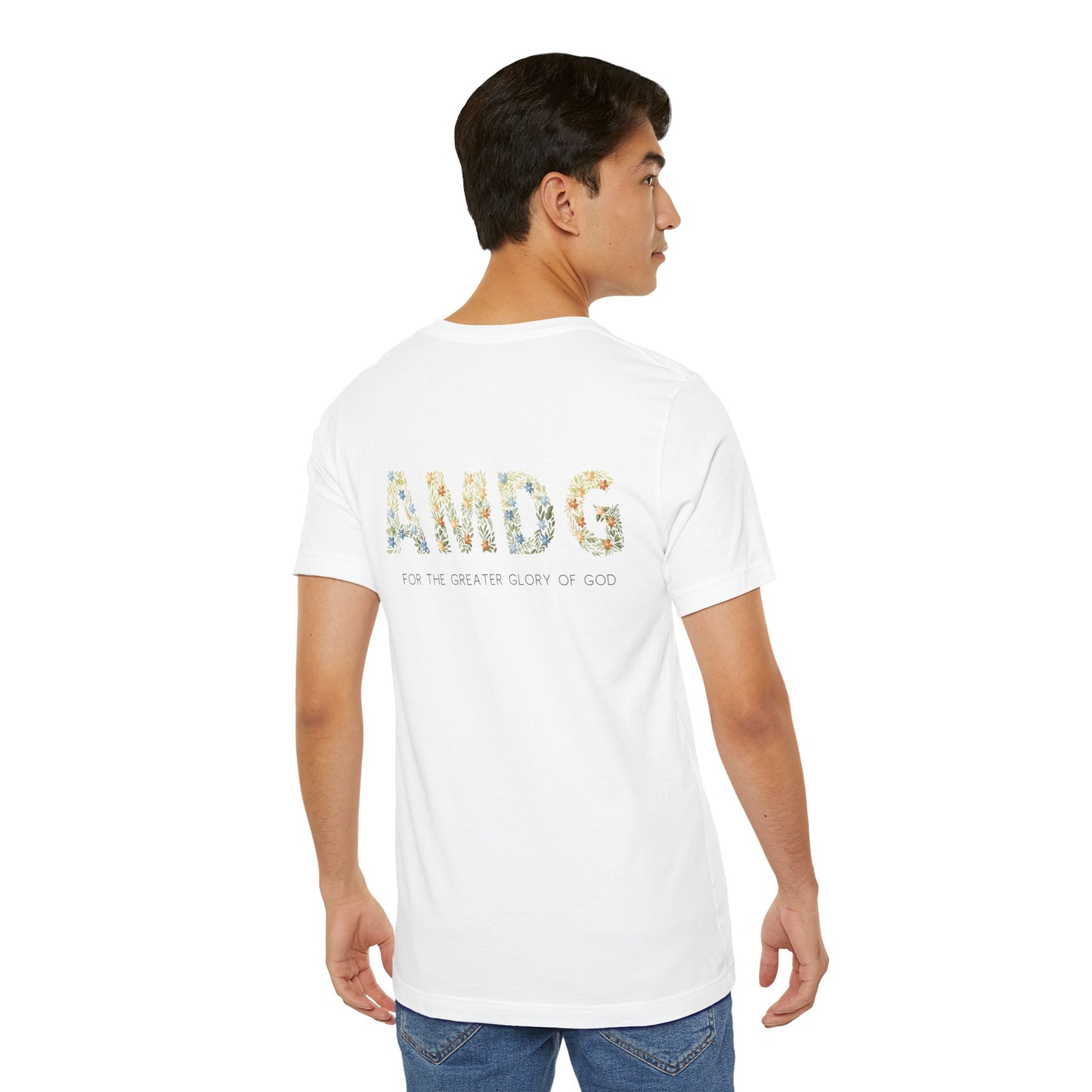 AMDG Floral T-Shirt