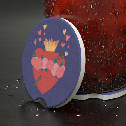Immaculate Heart Soapstone Car Coaster