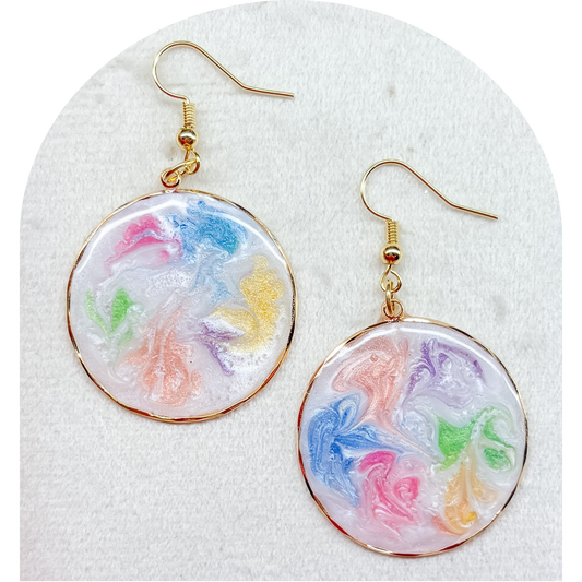 May Moonflower - Joys of Mary Large Earrings