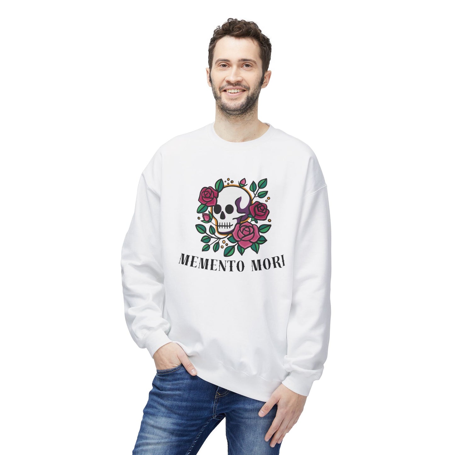 Memento Mori Fleece Crewneck Sweatshirt