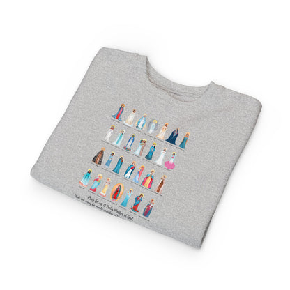 Titles of Mary Toddler Sweatshirt