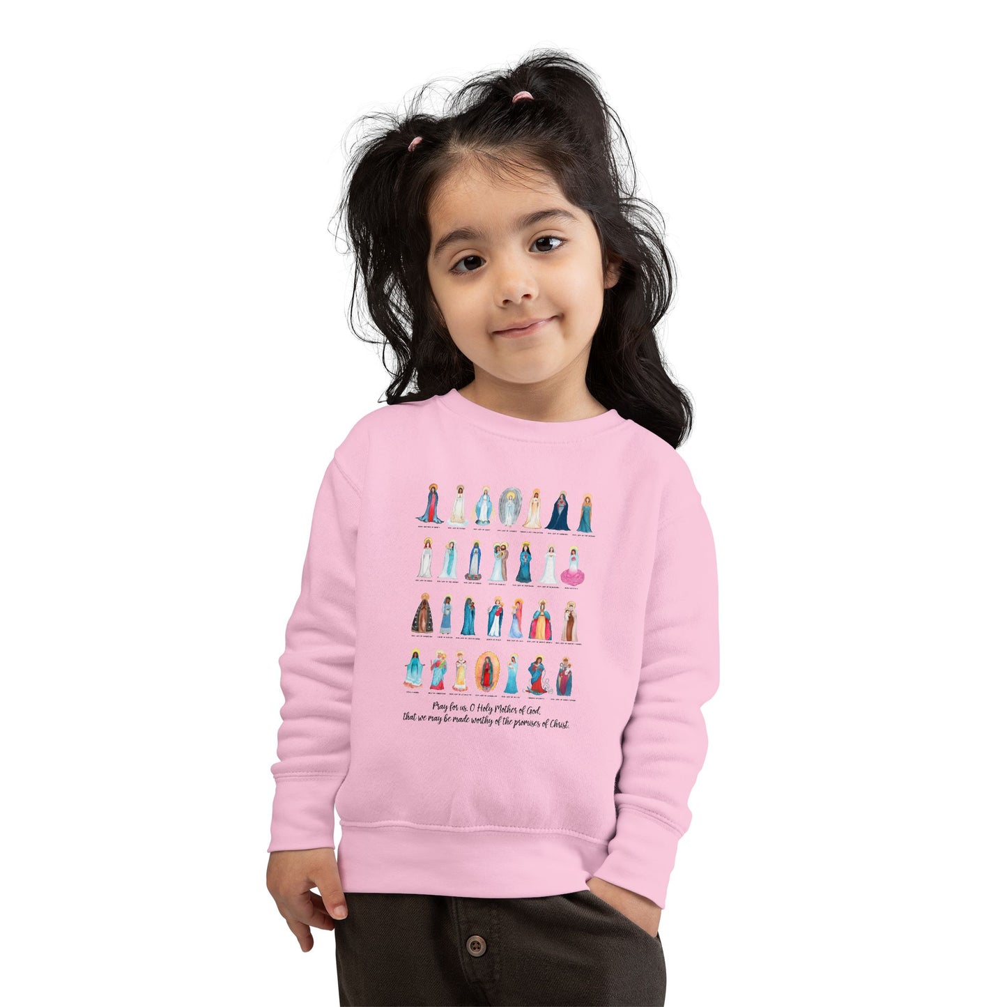 Titles of Mary Toddler Sweatshirt
