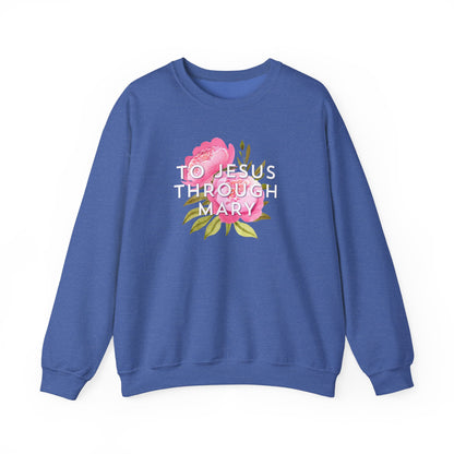 To Jesus Through Mary - Crewneck Sweatshirt