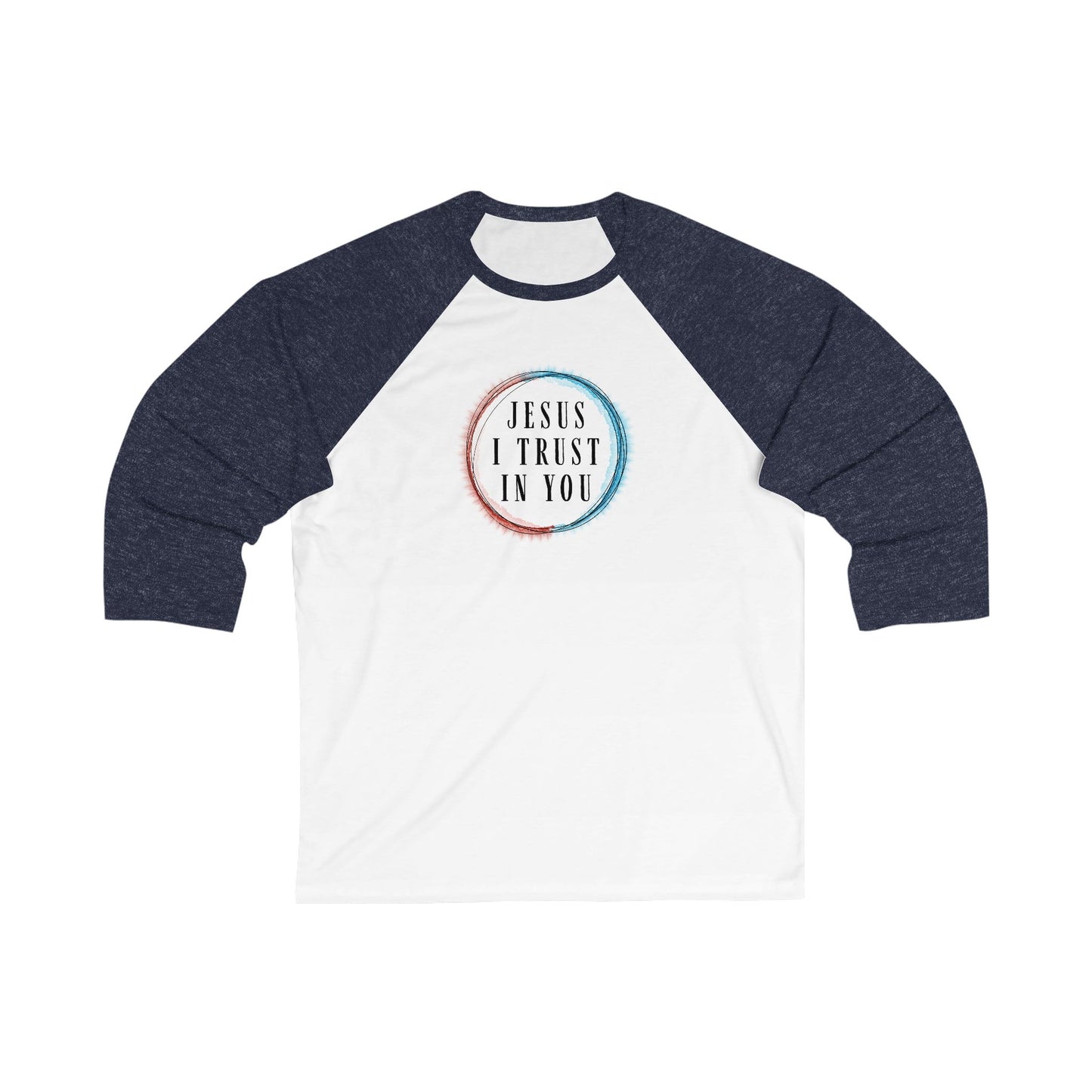 Jesus I Trust In You Baseball Tee