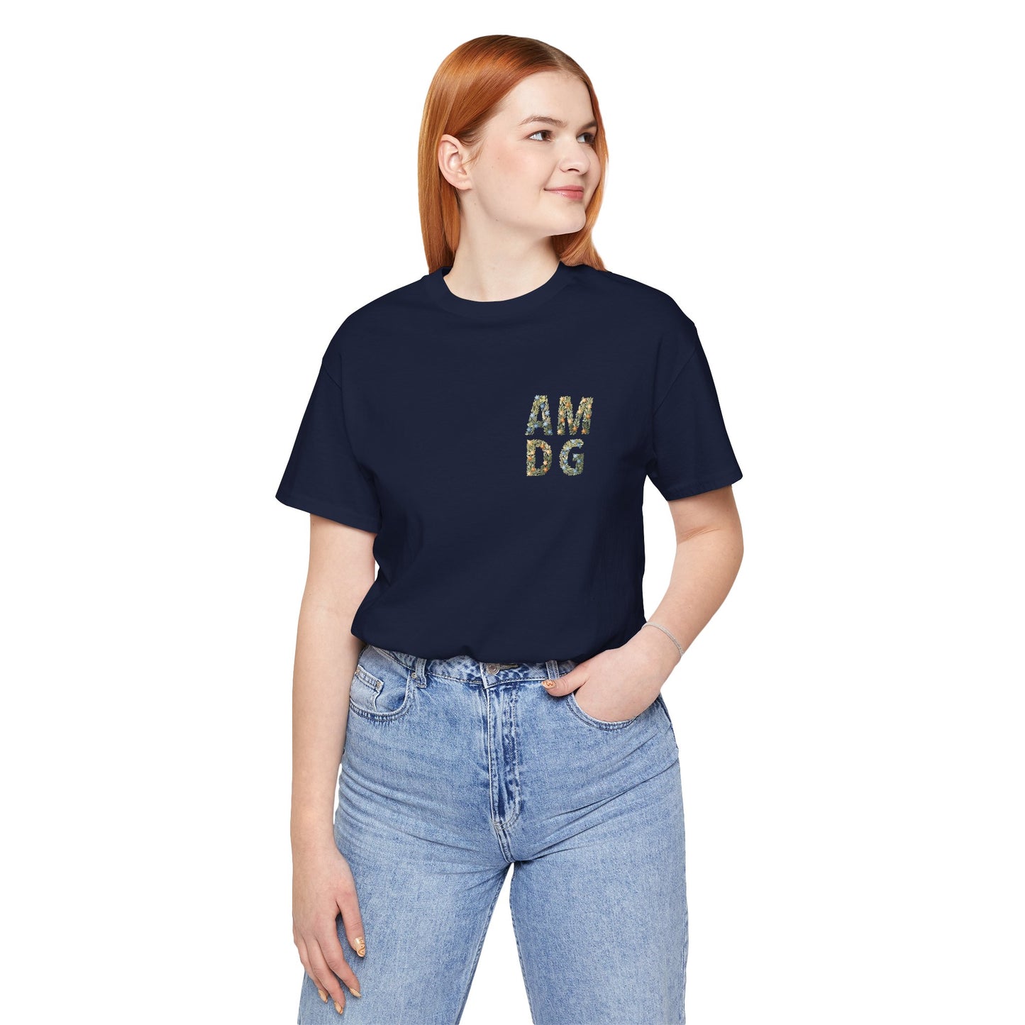 AMDG Floral T-Shirt