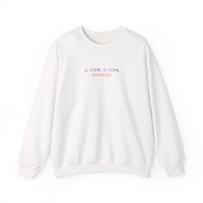 “Come, O Come Emmanuel” Advent Sweatshirt