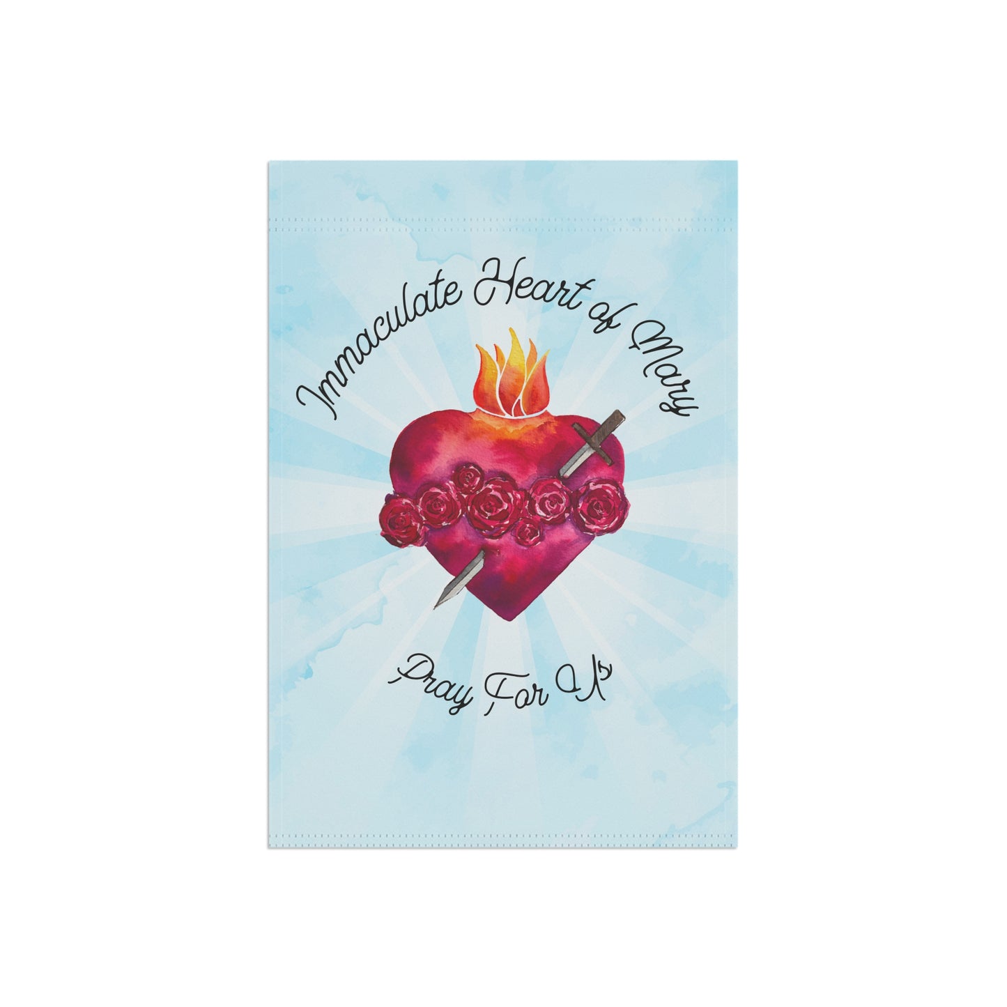 Immaculate Heart of Mary Garden Flag