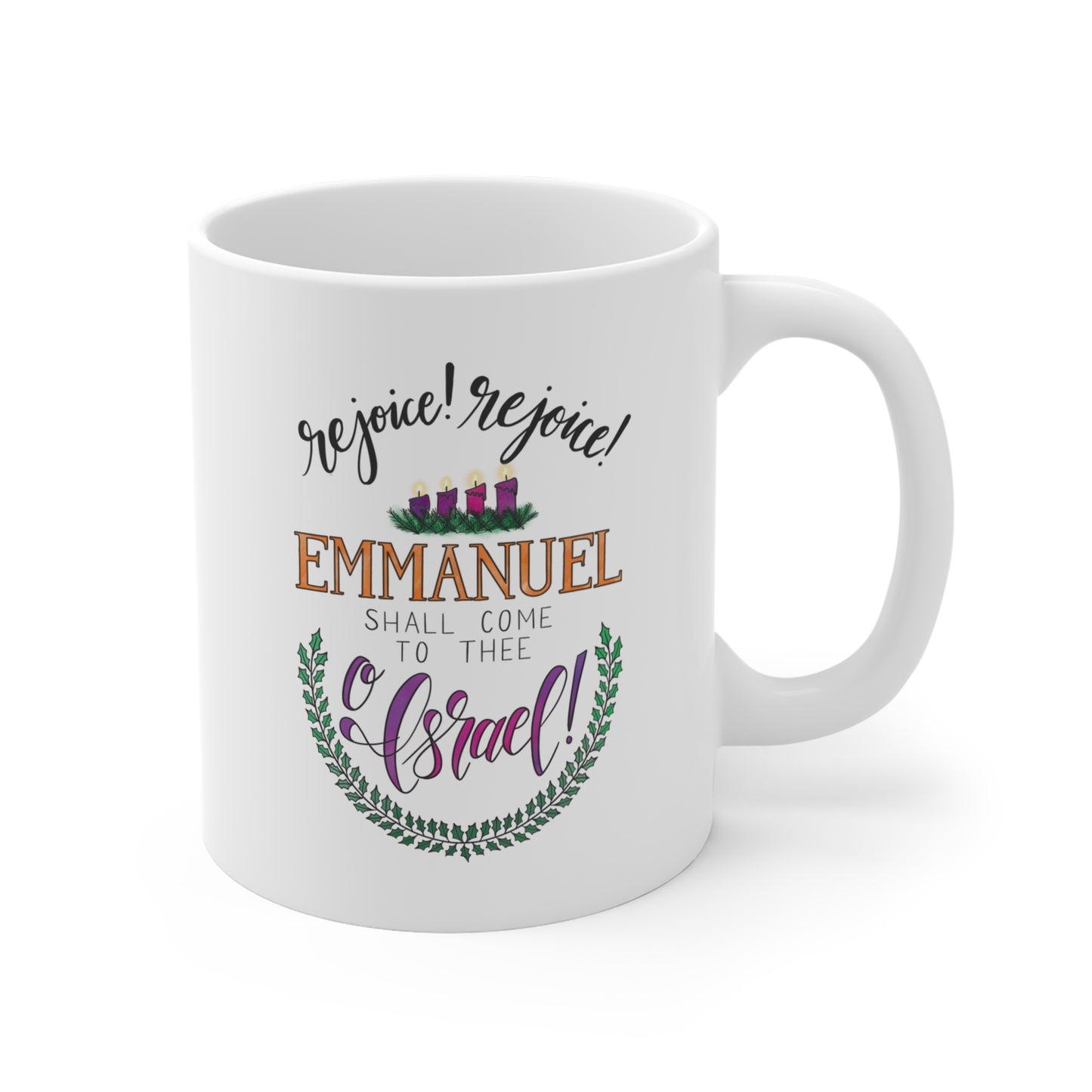 O Come O Come Emmanuel Advent Mug 11oz