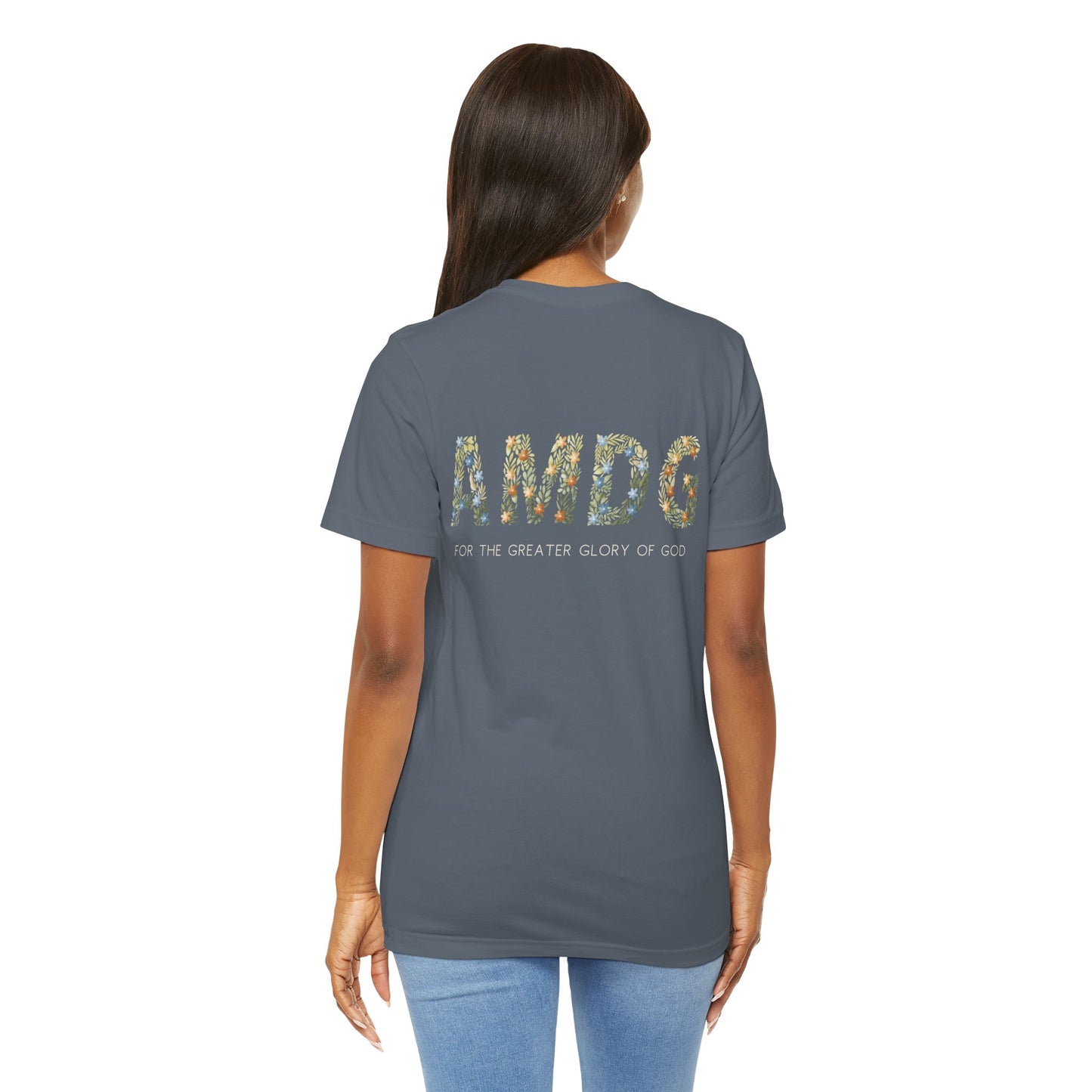 AMDG Floral T-Shirt