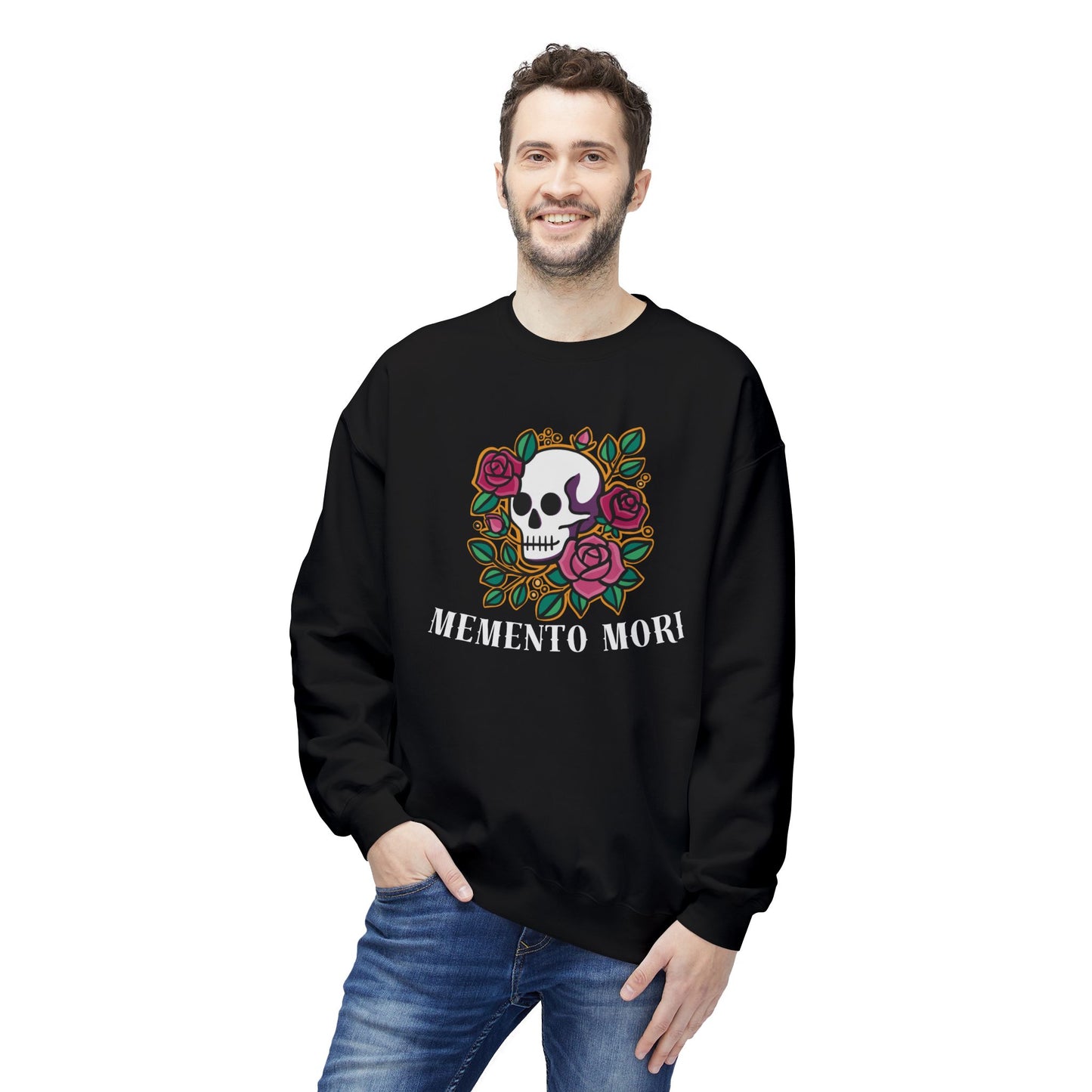 Memento Mori Fleece Crewneck Sweatshirt