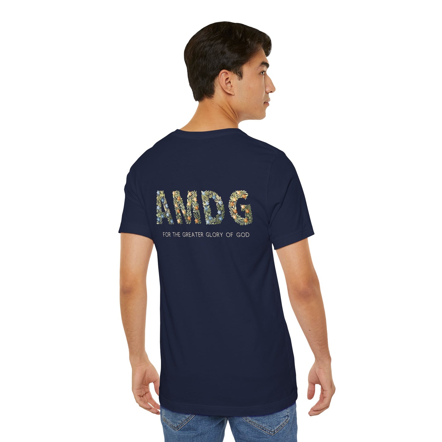 AMDG Floral T-Shirt