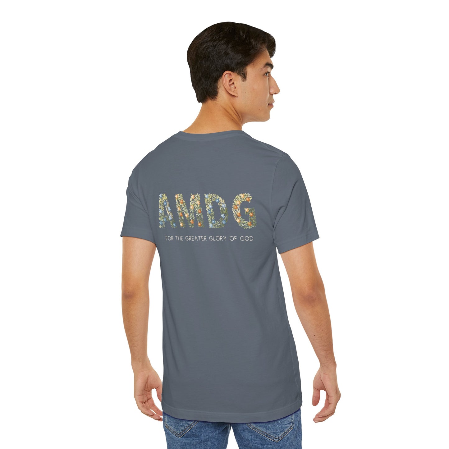 AMDG Floral T-Shirt