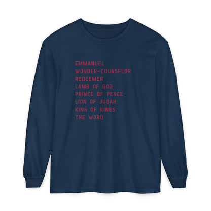 The Most Holy Name of Jesus Long Sleeved Tee