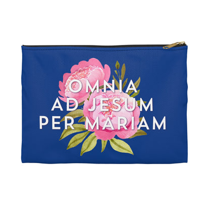 Omnia ad Jesum per Mariam Accessory Pouch