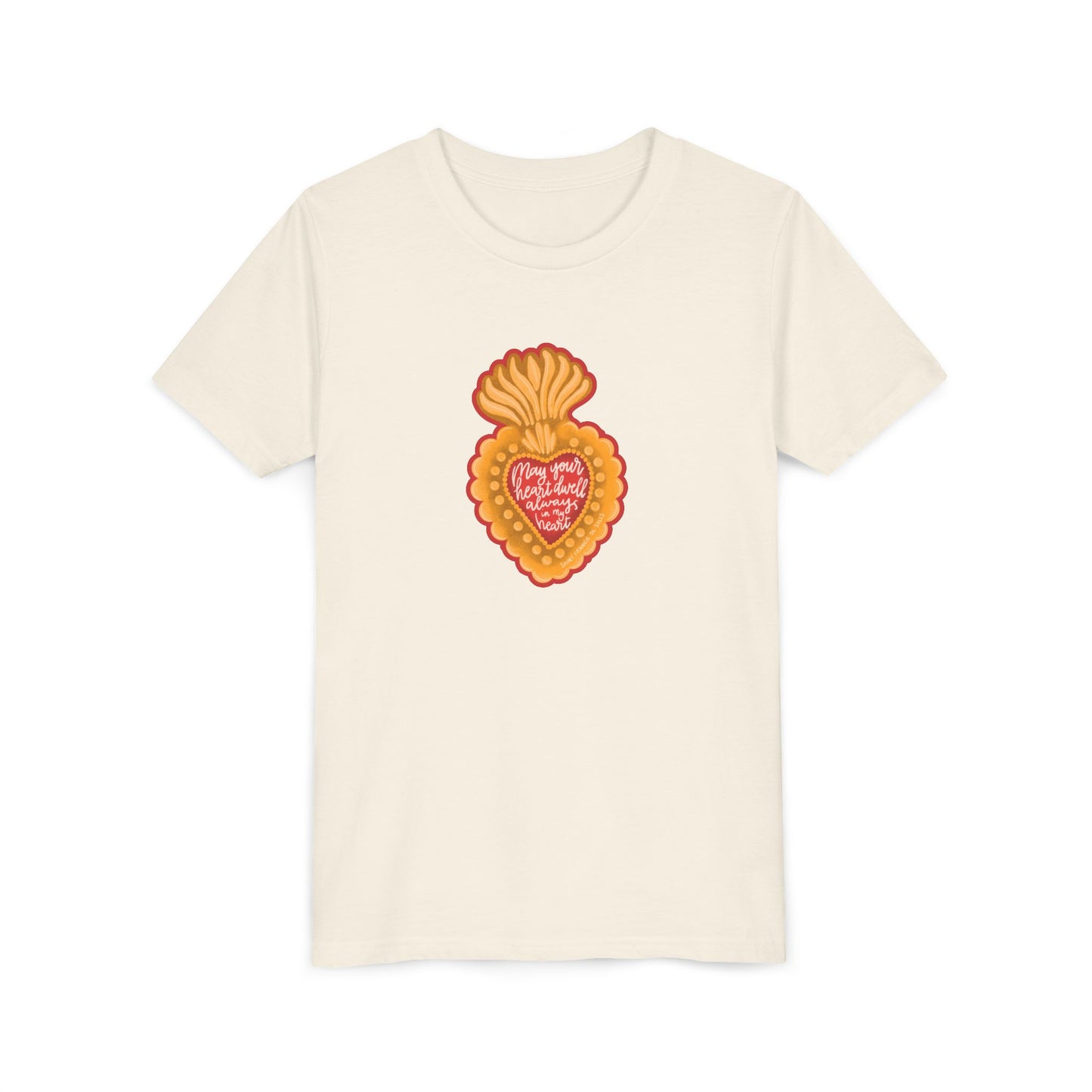 May Your Heart Dwell Always In My Heart Youth Short Sleeve Tee