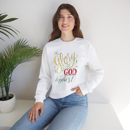 Glory to God in the Highest - Unisex Heavy Blend™ Crewneck Sweatshirt